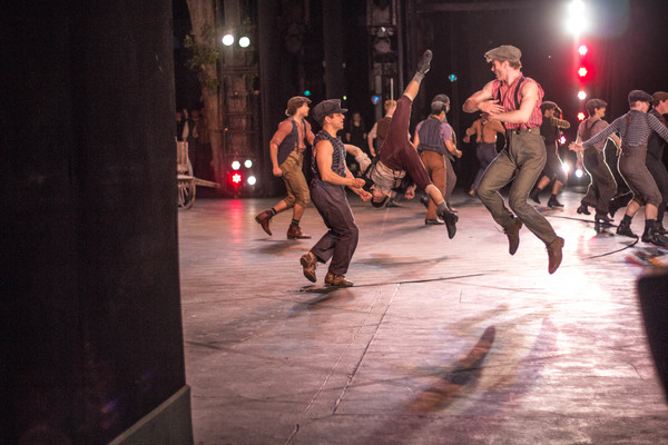 BWW Photo Exclusive: Watch What Happens... Backstage with NEWSIES at The Muny! Image