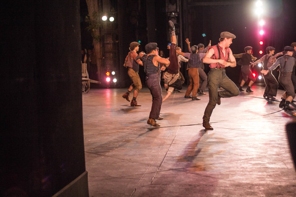 BWW Photo Exclusive: Watch What Happens... Backstage with NEWSIES at The Muny! Image