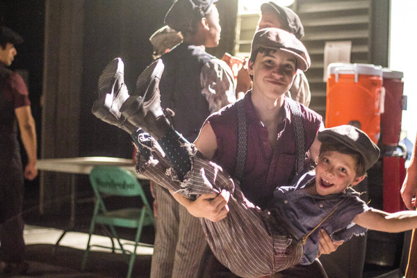 BWW Photo Exclusive: Watch What Happens... Backstage with NEWSIES at The Muny! Image