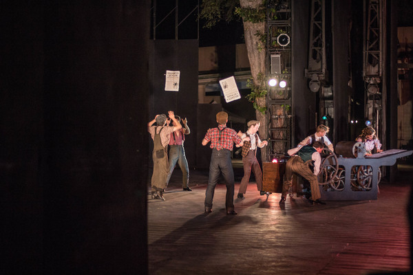 BWW Photo Exclusive: Watch What Happens... Backstage with NEWSIES at The Muny! Image