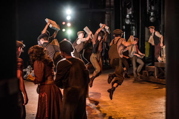 BWW Photo Exclusive: Watch What Happens... Backstage with NEWSIES at The Muny! Image