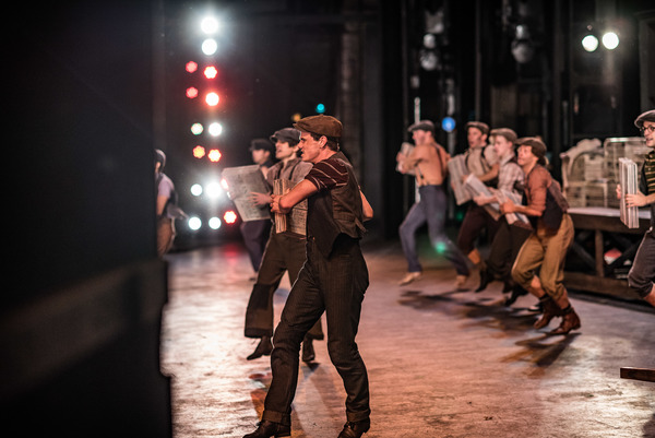 BWW Photo Exclusive: Watch What Happens... Backstage with NEWSIES at The Muny! Image