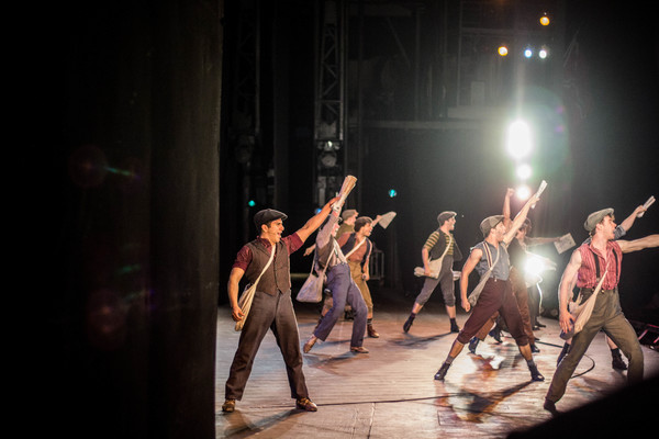 BWW Photo Exclusive: Watch What Happens... Backstage with NEWSIES at The Muny! Image