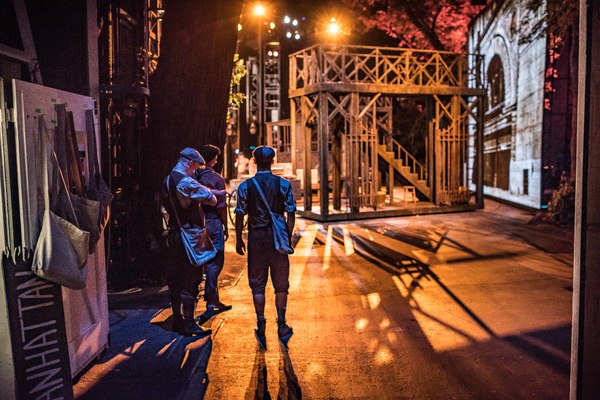 BWW Photo Exclusive: Watch What Happens... Backstage with NEWSIES at The Muny! Image