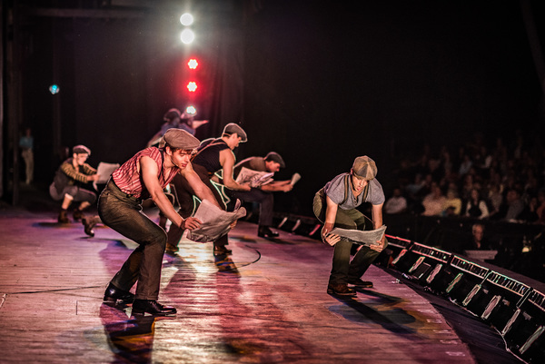 BWW Photo Exclusive: Watch What Happens... Backstage with NEWSIES at The Muny! Image