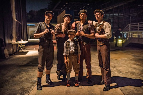 BWW Photo Exclusive: Watch What Happens... Backstage with NEWSIES at The Muny! Image