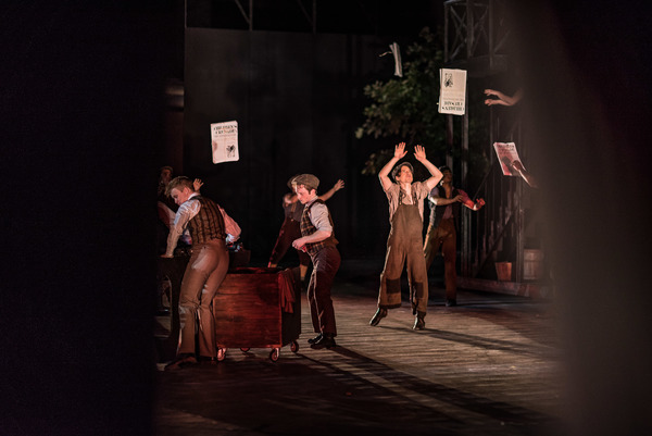 BWW Photo Exclusive: Watch What Happens... Backstage with NEWSIES at The Muny! Image