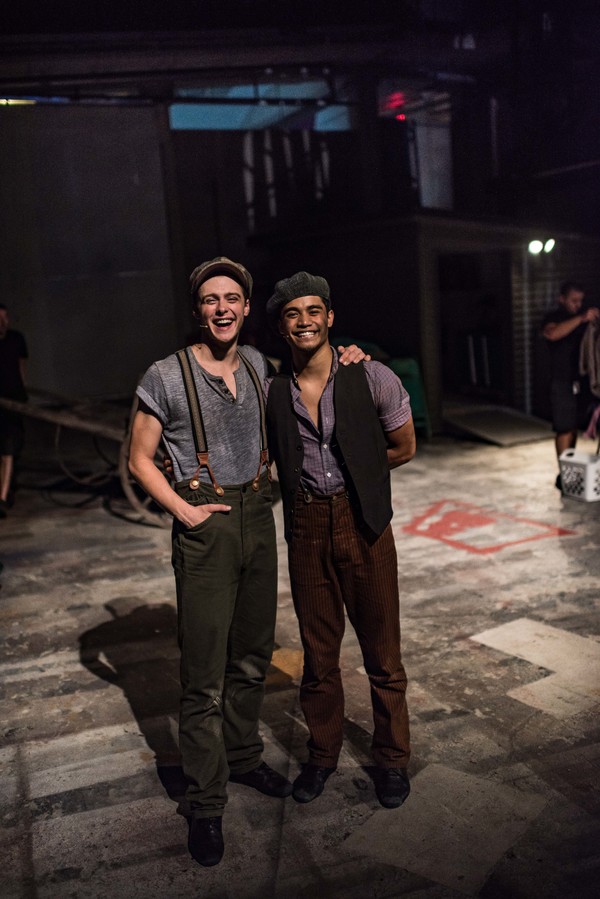 BWW Photo Exclusive: Watch What Happens... Backstage with NEWSIES at The Muny! Image