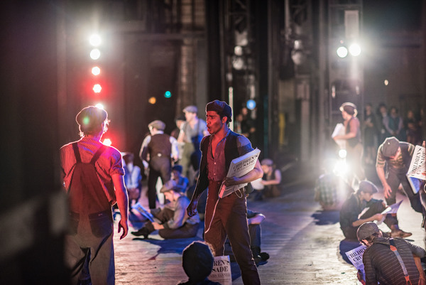 BWW Photo Exclusive: Watch What Happens... Backstage with NEWSIES at The Muny! Image