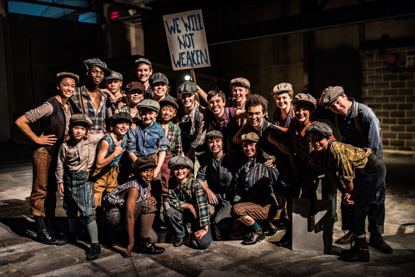 BWW Photo Exclusive: Watch What Happens... Backstage with NEWSIES at The Muny! Image