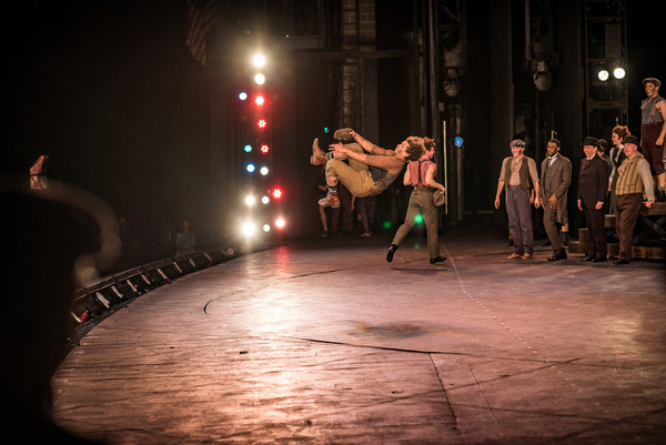 BWW Photo Exclusive: Watch What Happens... Backstage with NEWSIES at The Muny! Image