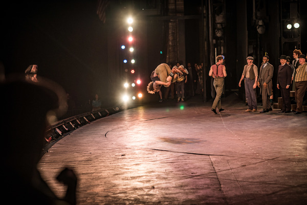 BWW Photo Exclusive: Watch What Happens... Backstage with NEWSIES at The Muny! Image