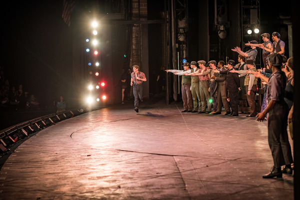 BWW Photo Exclusive: Watch What Happens... Backstage with NEWSIES at The Muny! Image