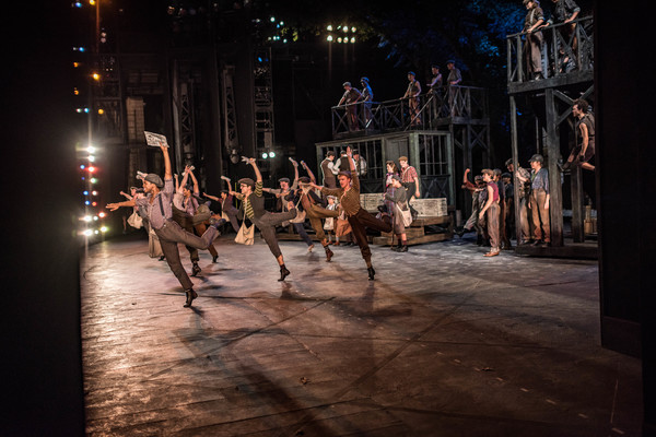 BWW Photo Exclusive: Watch What Happens... Backstage with NEWSIES at The Muny! Image