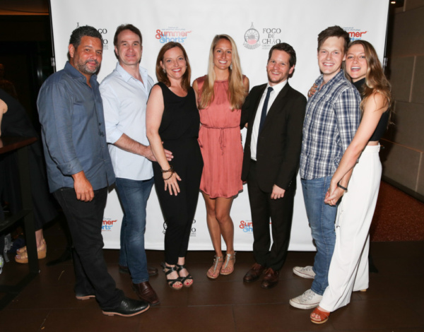 Alex Dinelaris, Ted Koch, Bronte England-Nelson, Krysta Hibbard, Graham Moore, Sam Li Photo