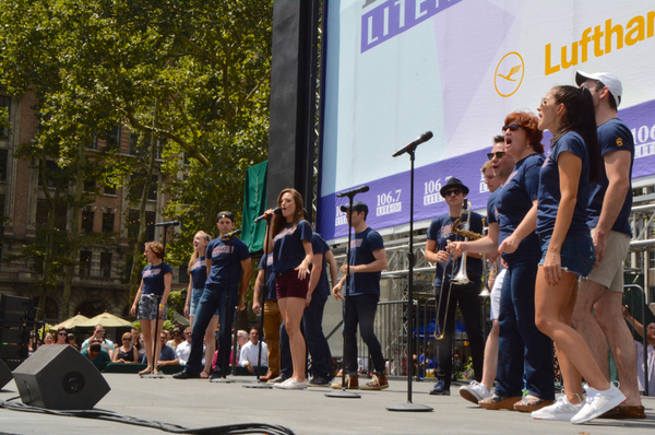 Photo Coverage: Casts of COME FROM AWAY. CHARLIE, and More Dazzle Broadway In Bryant Park 