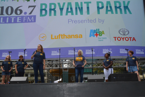 Photo Coverage: Casts of COME FROM AWAY. CHARLIE, and More Dazzle Broadway In Bryant Park 