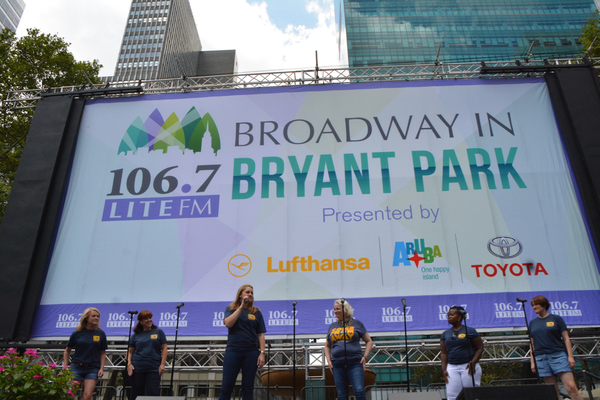 Photo Coverage: Casts of COME FROM AWAY. CHARLIE, and More Dazzle Broadway In Bryant Park Image