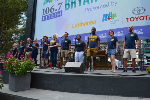 Photo Coverage: Casts of COME FROM AWAY. CHARLIE, and More Dazzle Broadway In Bryant Park Image