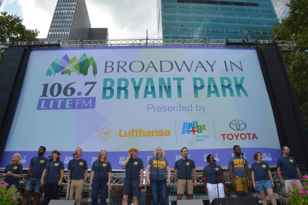 Photo Coverage: Casts of COME FROM AWAY. CHARLIE, and More Dazzle Broadway In Bryant Park Image