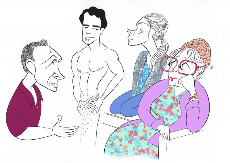 BWW Exclusive: Ken Fallin Draws the Stage - A PARALLELOGRAM Image