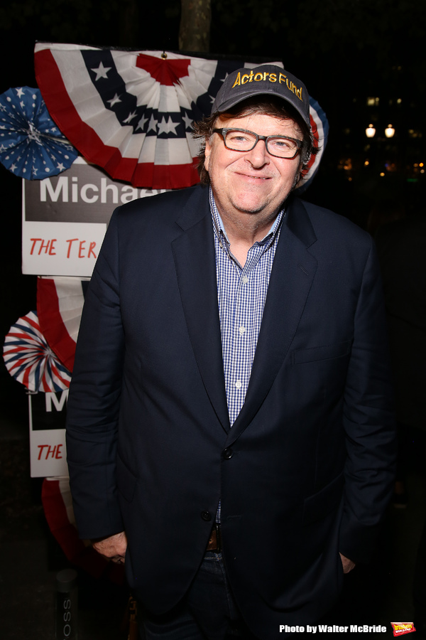 Photo Coverage: Michael Moore Celebrates Broadway Debut in THE TERMS OF MY SURRENDER Image