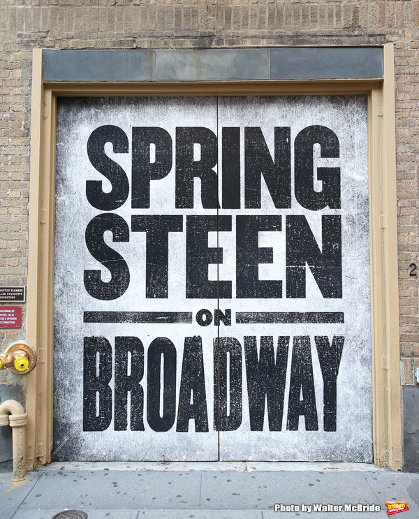Up on the Marquee: SPRINGSTEEN ON BROADWAY Image