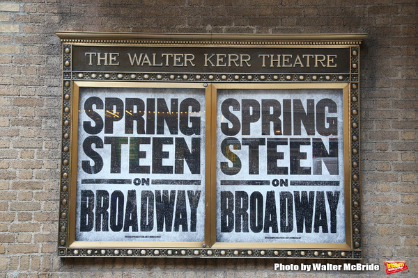 Up on the Marquee: SPRINGSTEEN ON BROADWAY Image