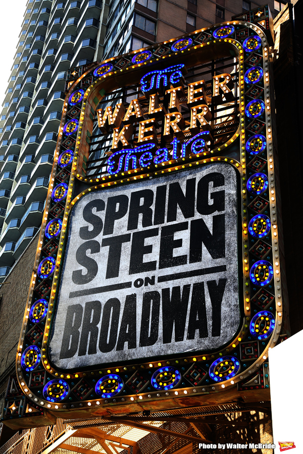 Up on the Marquee: SPRINGSTEEN ON BROADWAY Image