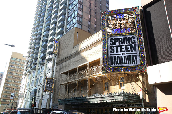 Up on the Marquee: SPRINGSTEEN ON BROADWAY Image