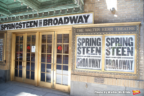 Up on the Marquee: SPRINGSTEEN ON BROADWAY Image