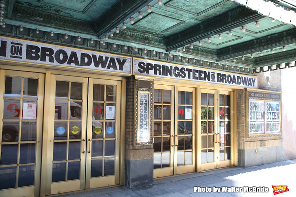 Up on the Marquee: SPRINGSTEEN ON BROADWAY Image