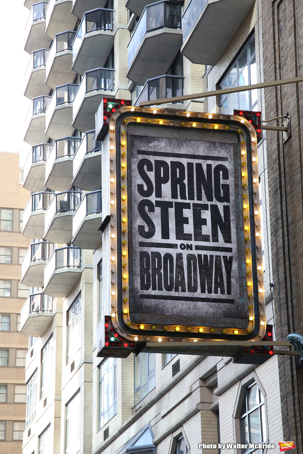 Up on the Marquee: SPRINGSTEEN ON BROADWAY Image