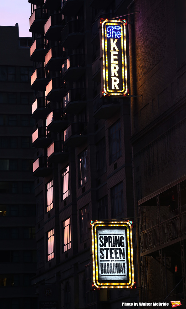 Up on the Marquee: SPRINGSTEEN ON BROADWAY Image