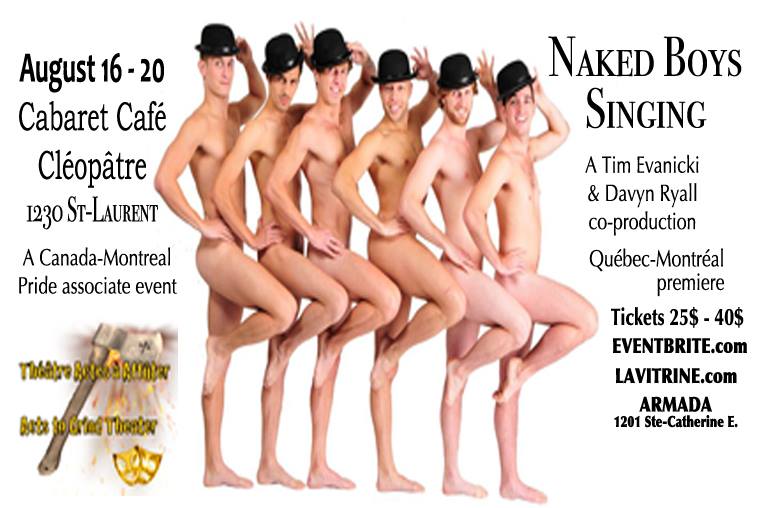 BWW Previews: NAKED BOYS SINGING at Cabaret Café Cléopâtre Image