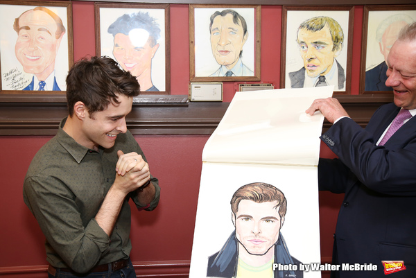 Photo Coverage: Sardi's Unveils Portrait of BANDSTAND's Corey Cott Image