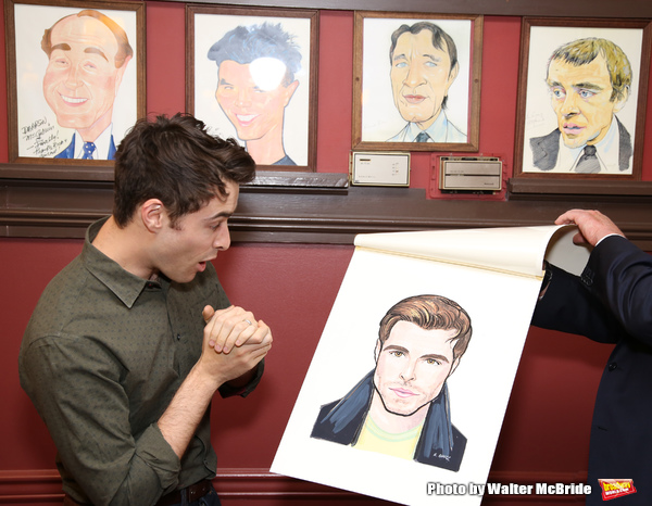 Photo Coverage: Sardi's Unveils Portrait of BANDSTAND's Corey Cott Image