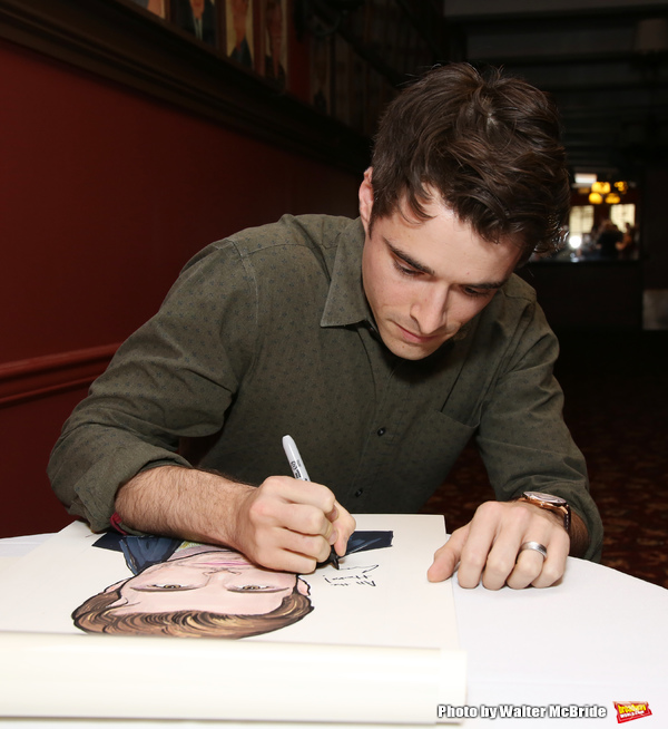 Photo Coverage: Sardi's Unveils Portrait of BANDSTAND's Corey Cott Image