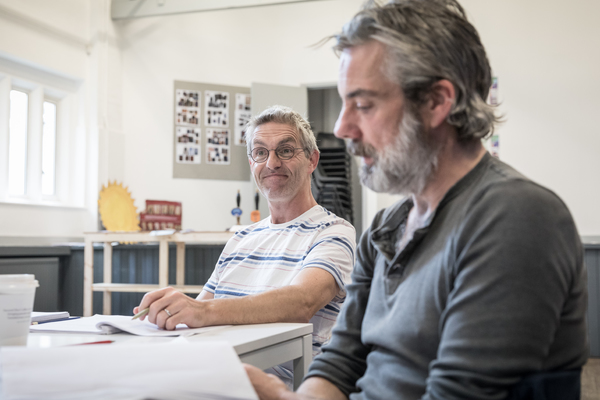 Photo Flash: Sneak Peek Inside Rehearsal for English Touring Theatre's THE WEIR 