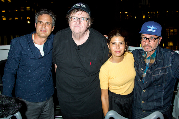 Photo Coverage: Michael Moore Leads Protest from Broadway to Trump Tower Image