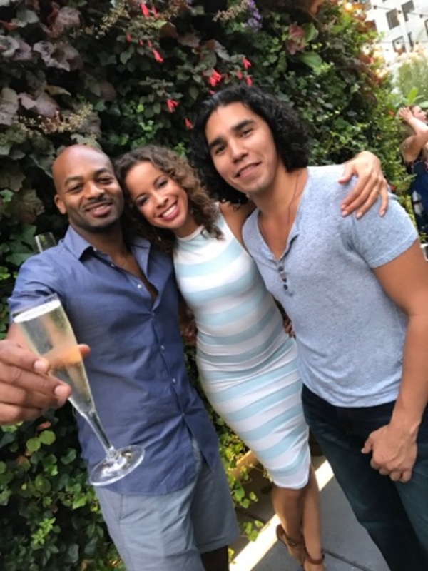 Photo Flash: Brandon Victor Dixon Toasts Final Performance in Broadway's HAMILTON Image