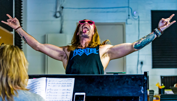 Photo Flash: ROCK OF AGES Enters 'The Final Countdown' in Rehearsal at Drury Lane 
