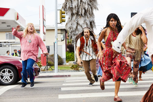 Photo Flash: Lin-Manuel Miranda & James Corden in Crosswalk the Musical HAIR Image