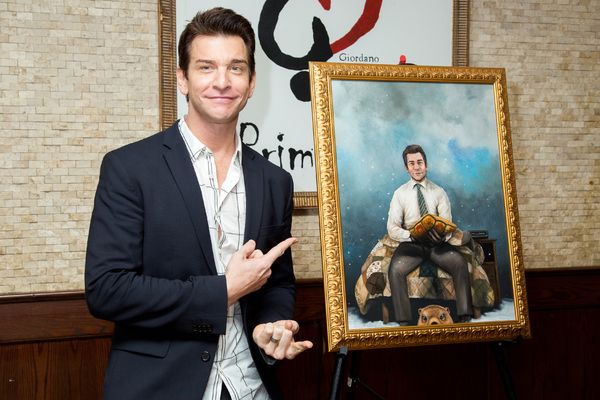 Photo Coverage: Andy Karl Receives GROUNDHOG DAY Portrait at Tony's Di Napoli! Image