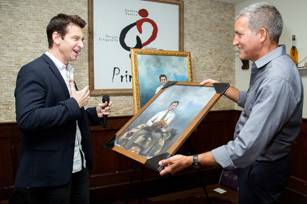 Photo Coverage: Andy Karl Receives GROUNDHOG DAY Portrait at Tony's Di Napoli! Image