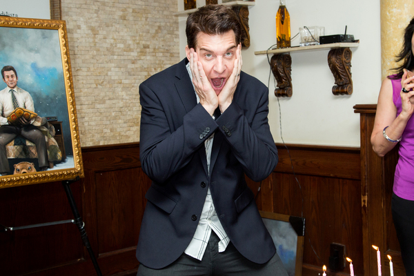 Photo Coverage: Andy Karl Receives GROUNDHOG DAY Portrait at Tony's Di Napoli! Image