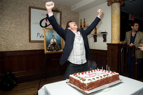 Photo Coverage: Andy Karl Receives GROUNDHOG DAY Portrait at Tony's Di Napoli! Image