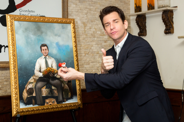 Photo Coverage: Andy Karl Receives GROUNDHOG DAY Portrait at Tony's Di Napoli! Image