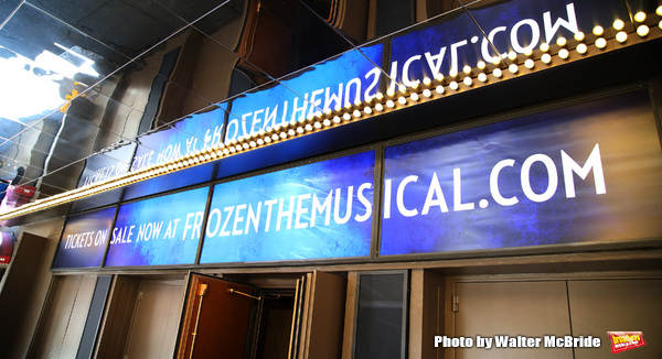 Up on the Marquee: FROZEN Image