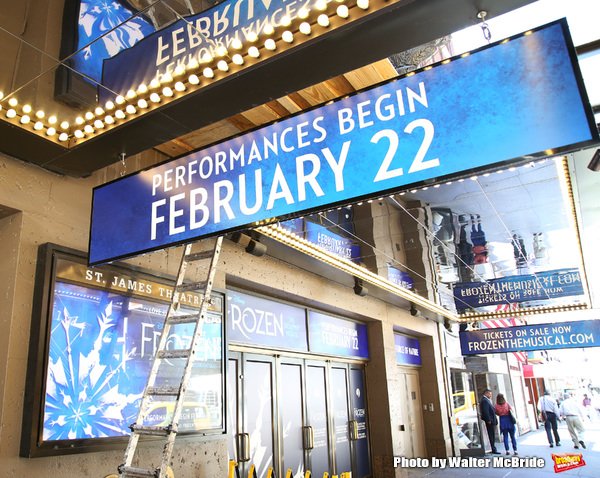 Up on the Marquee: FROZEN Image